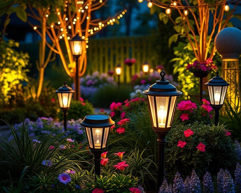 Pomysły na oświetlenie ogrodu: dekoracje, lampy solarne i LED