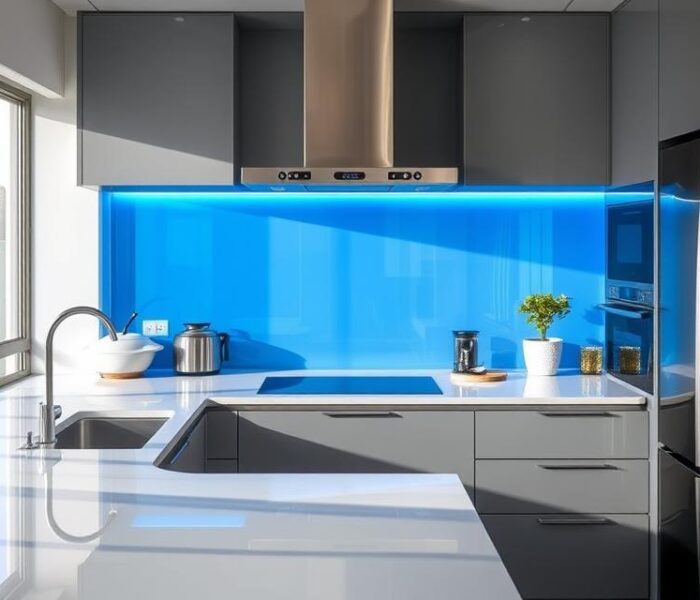 Szkło lacobel do kuchni: eleganckie i trwałe rozwiązanie