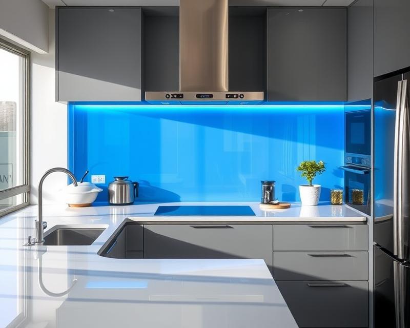 Szkło lacobel do kuchni: eleganckie i trwałe rozwiązanie