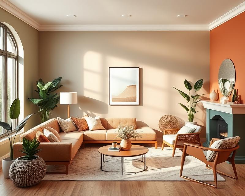 Nowoczesne kolory ścian do salonu 2025 — trendy i inspiracje