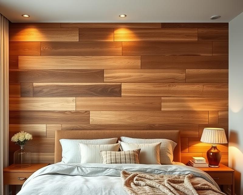 Jak wybrać drewnianą ścianę do sypialni: trendy i inspiracje