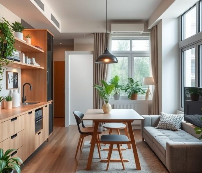 Planowanie wnętrza mieszkania 40 m² od zera: jak zorganizować funkcjonalną i przestronną aranżację bez kompromisów