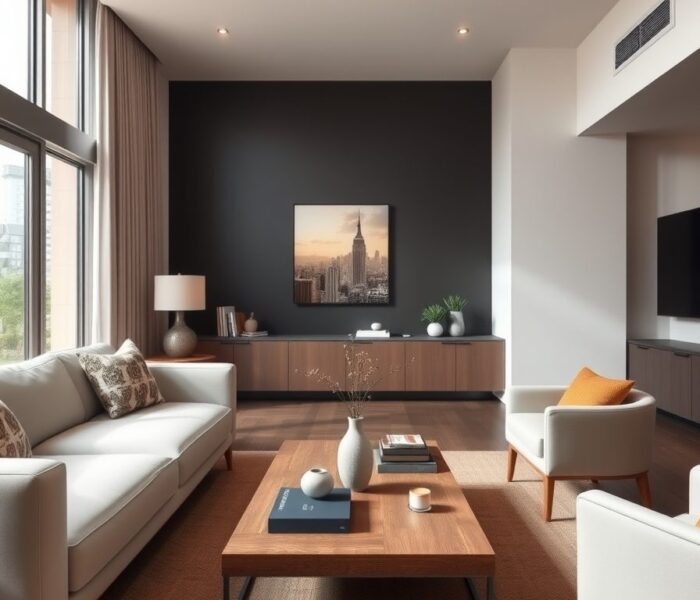 Mieszkanie pod wynajem łatwe w sprzątaniu: wybór materiałów, mebli i aranżacji dla komfortu i trwałości