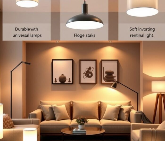 Lampy do mieszkania pod wynajem: jak wybrać trwałe i uniwersalne oświetlenie zwiększające komfort najmu