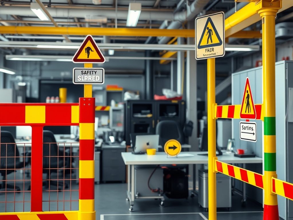 Kolory do wydzielania stref: jak oznaczyć i zabezpieczyć przestrzeń zgodnie z normami bezpieczeństwa