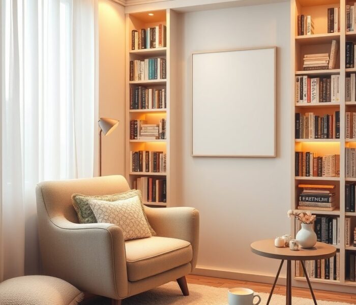 Kącik do czytania: jak zaprojektować wygodną i przytulną strefę relaksu z odpowiednim światłem i meblami