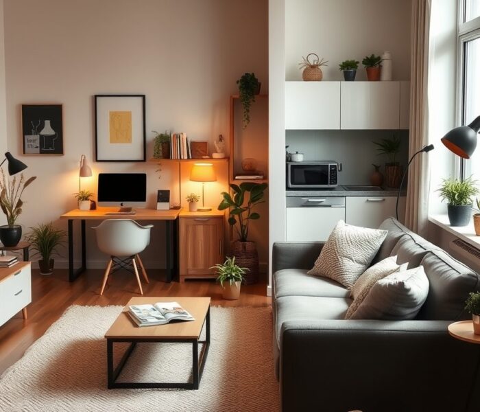 Jak wydzielić strefy w mieszkaniu bez remontu: praktyczne sposoby na podział przestrzeni meblami, światłem i dekoracjami