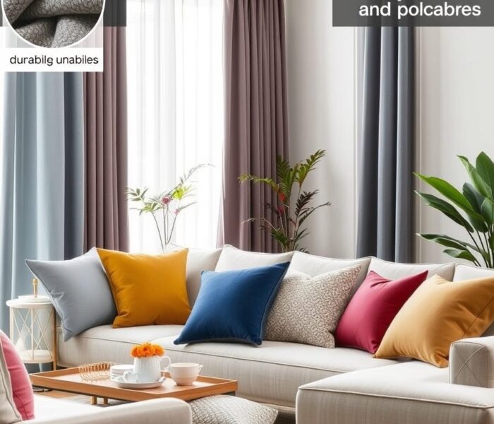 Materiały łatwe w czyszczeniu do mieszkania: jak wybrać trwałe tkaniny ograniczające zabrudzenia i zużycie