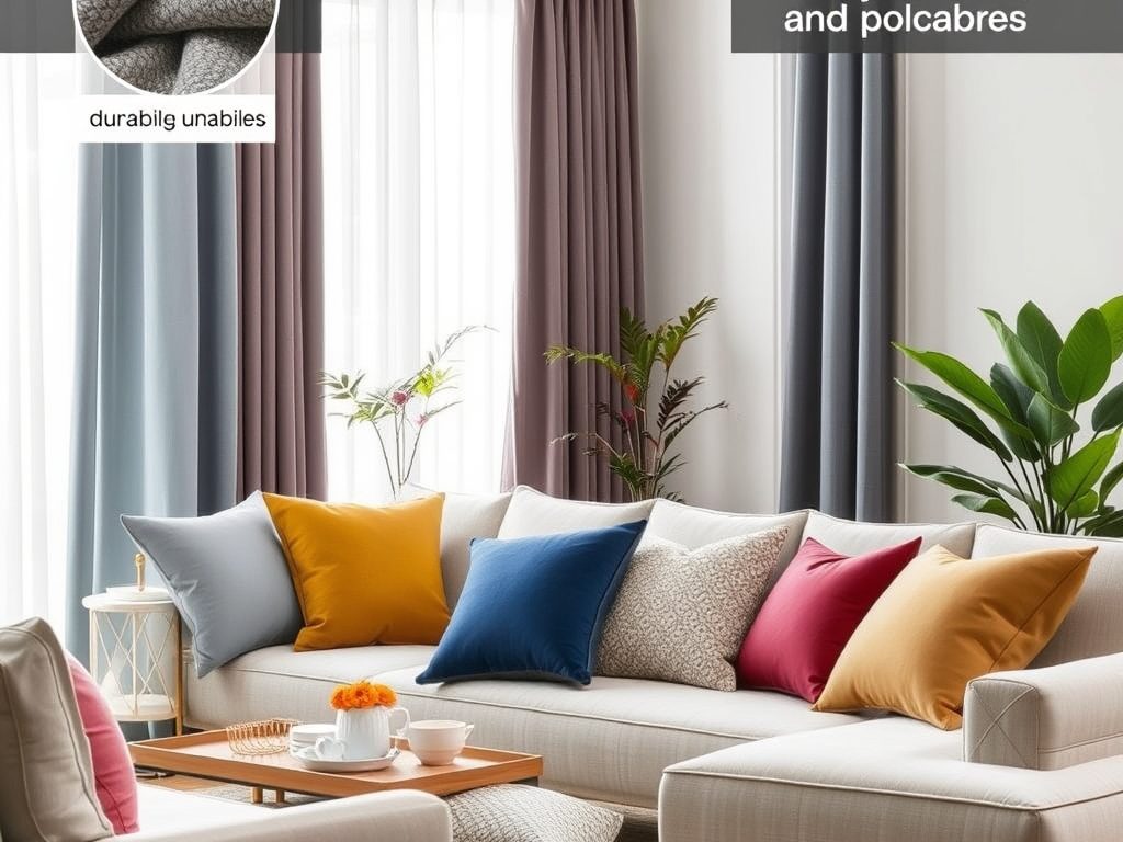 Materiały łatwe w czyszczeniu do mieszkania: jak wybrać trwałe tkaniny ograniczające zabrudzenia i zużycie