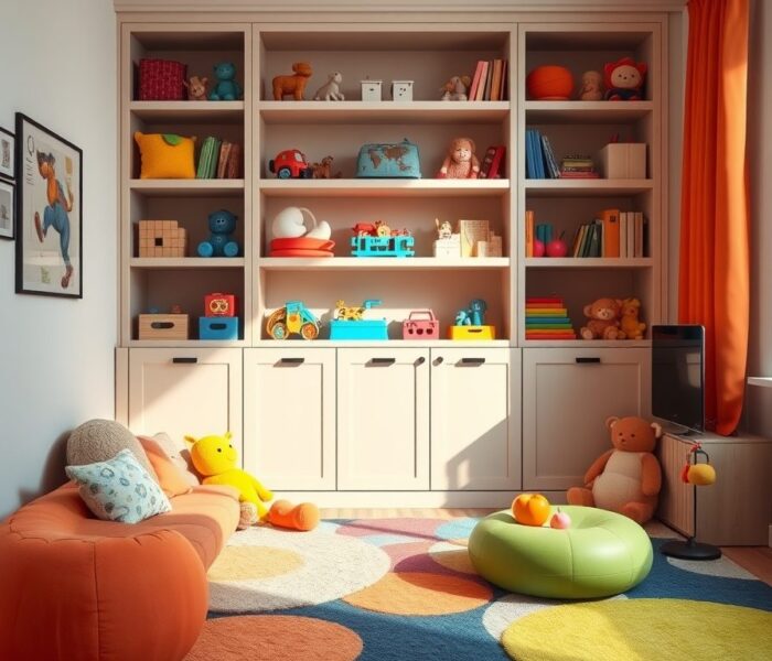 Strefa dla dziecka w salonie: praktyczne sposoby na funkcjonalną i estetyczną aranżację bez bałaganu