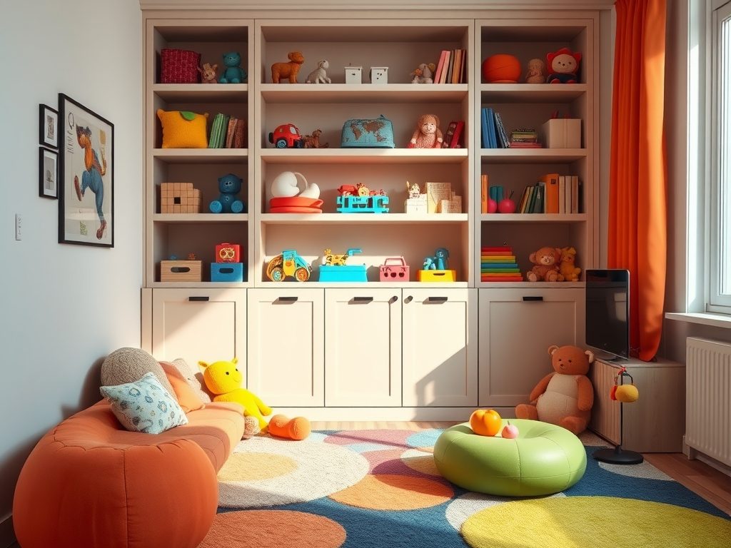 Strefa dla dziecka w salonie: praktyczne sposoby na funkcjonalną i estetyczną aranżację bez bałaganu