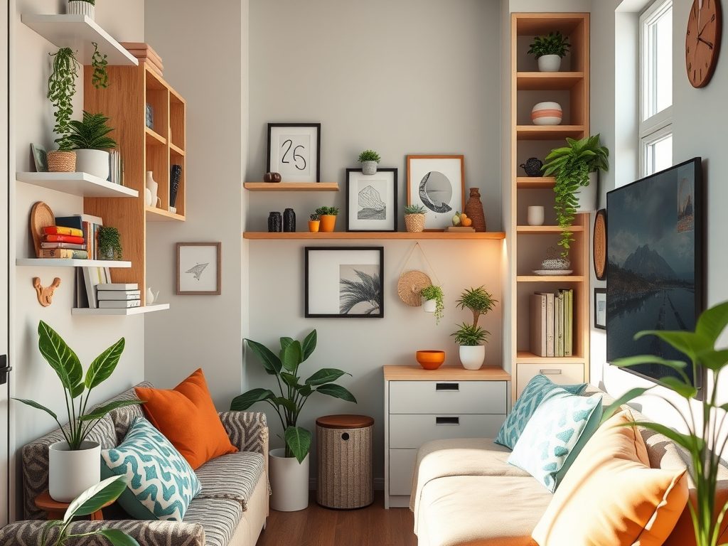 Przechowywanie w małym mieszkaniu na wynajem: praktyczne pomysły na maksymalne wykorzystanie przestrzeni bez zabudów