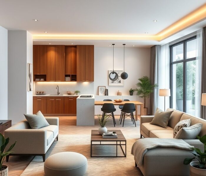 Jak oddzielić kuchnię od salonu bez remontu: praktyczne sposoby na funkcjonalny podział przestrzeni