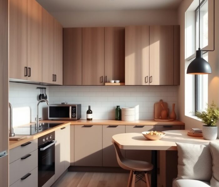 Jak urządzić kuchnię w mieszkaniu pod wynajem, by była funkcjonalna, trwała i łatwa w utrzymaniu czystości