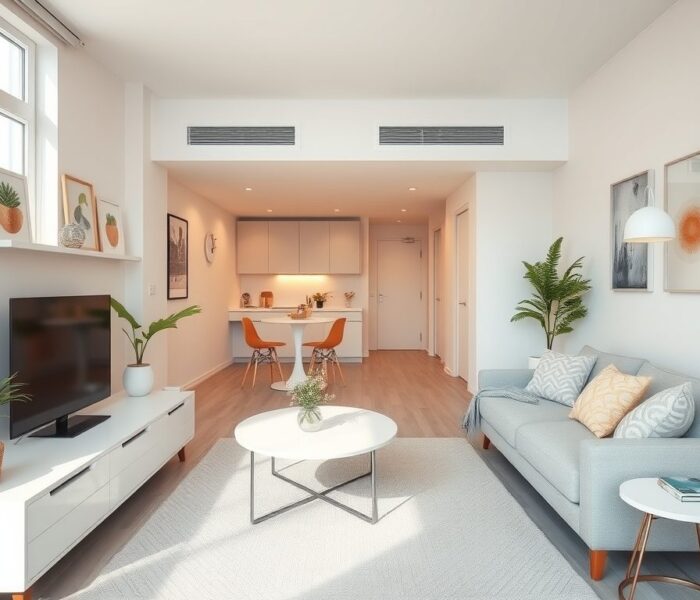 Kolory do małego mieszkania pod wynajem: jak wybrać barwy powiększające i ułatwiające utrzymanie porządku