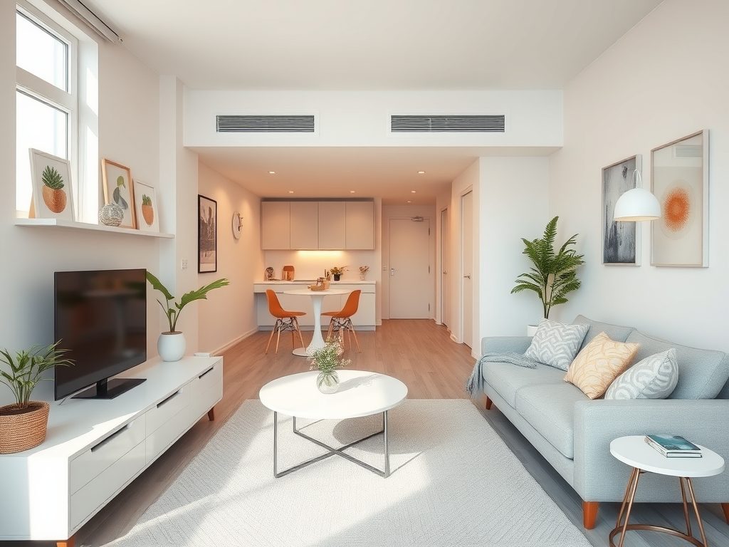 Kolory do małego mieszkania pod wynajem: jak wybrać barwy powiększające i ułatwiające utrzymanie porządku