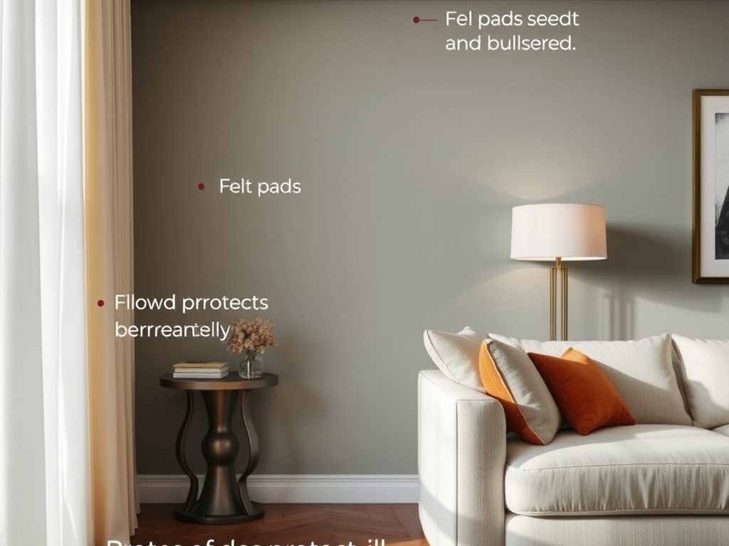 Odbojniki i podkładki filcowe w wynajmie: jak chronić ściany i podłogi bez trwałych zmian i hałasu