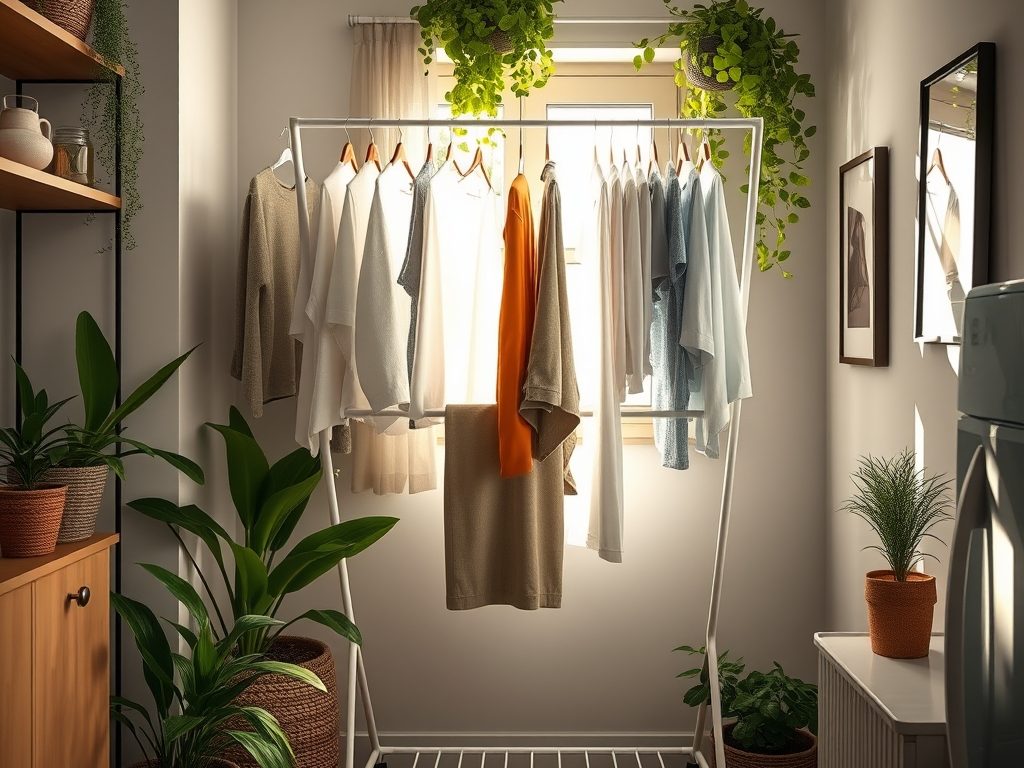 Jak zaplanować miejsce na suszarkę do ubrań, by łączyć funkcjonalność z estetyką w mieszkaniu