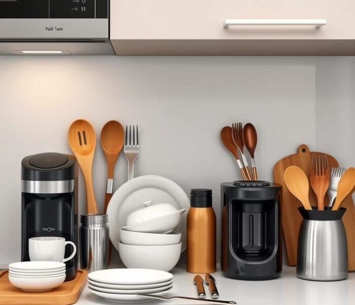 Akcesoria kuchenne do mieszkania pod wynajem: jak wybrać funkcjonalne wyposażenie minimalizujące problemy najemców