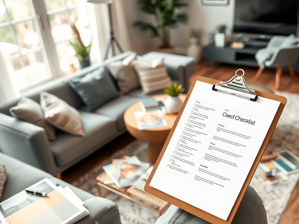 Checklista urządzania mieszkania: kluczowe etapy i aspekty, które warto zweryfikować przed każdą decyzją