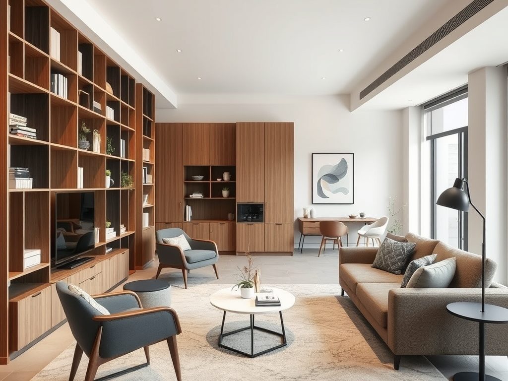 Meble modułowe do wydzielania stref: jak zyskać elastyczną i funkcjonalną przestrzeń bez dużych zmian