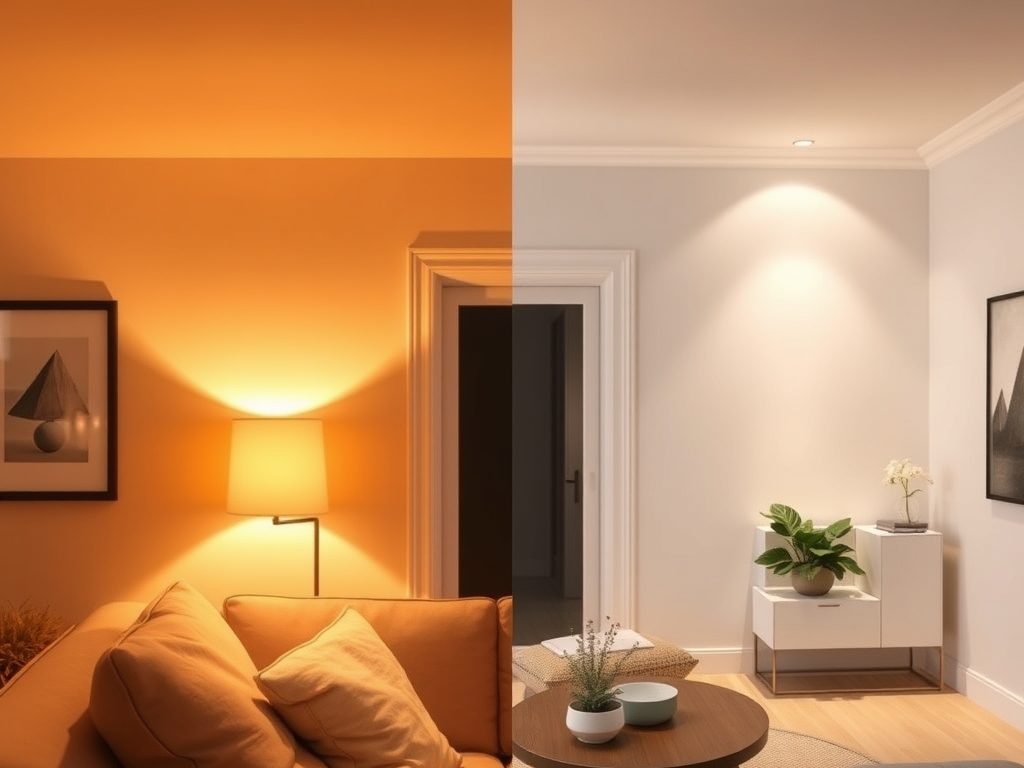 Temperatura barwowa światła do wynajmu: jak wybrać między ciepłą a neutralną dla uniwersalnej atmosfery i komfortu użytkowników